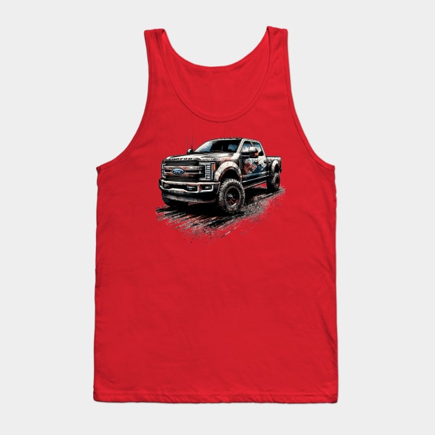 Ford F-350 Tank Top by Vehicles-Art